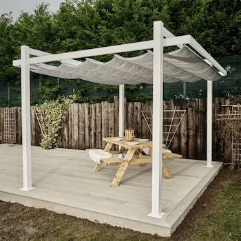 Retractable Roof Gazebo from Woodberry