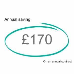 £170 annual saving on pest control